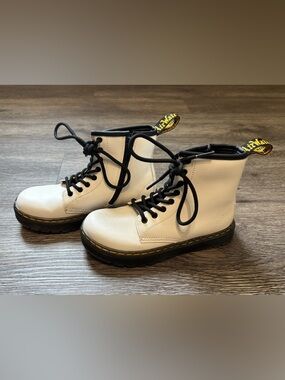 Dr. Martens Black Interior Leather-Lined Boot